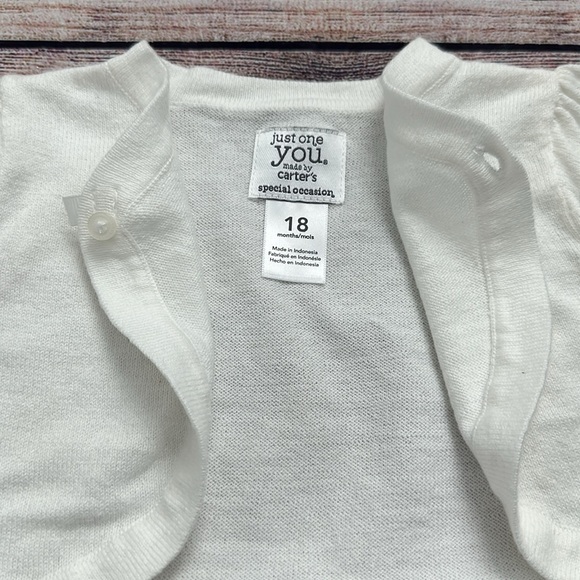 White Toddler Shrug - Picture 2 of 3